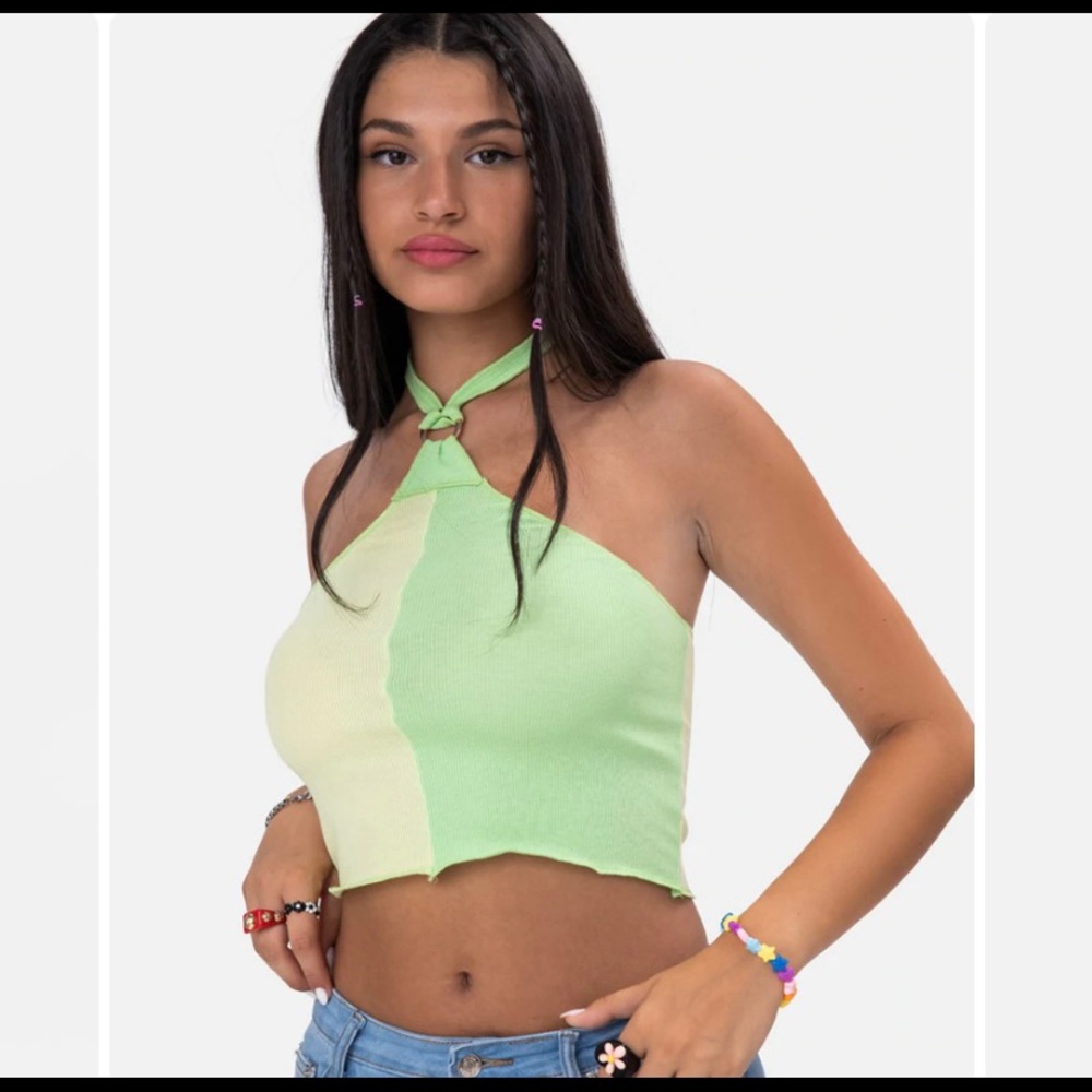 Adika Green Halter top